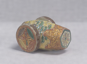 Toggle ("Netsuke") in the Shape of a Gourd-Shaped Rolling Toy ("Buriburi")
