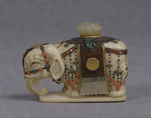 Toggle (&quot;Netsuke&quot;) in the Shape of an Elephant