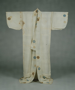 Hitoe Garment for Summer Design of fusenryo patterns on white gause