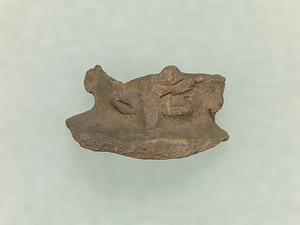 Vessel with Spout and Human Face Ornament