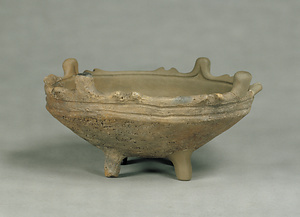 Earthenware Dish with Four Legs