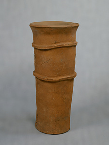 Cylindrical [Haniwa] (Terracotta tomb object)