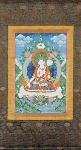 白色ターラー菩薩像