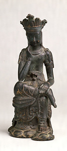 Seated Bodhisattva with One Leg Pendent