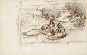 Study for &quot;Summer&quot; (Women sitting)
