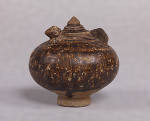 褐釉鳥形壺 文化遺産オンライン