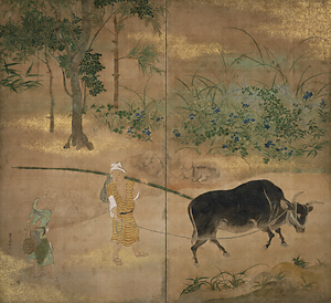 Peasants with an Ox