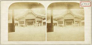 Atsuta Jingu Shrine Photographed during the 1872 survey