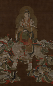 The Bodhisattva Fugen with Ten Demonesses