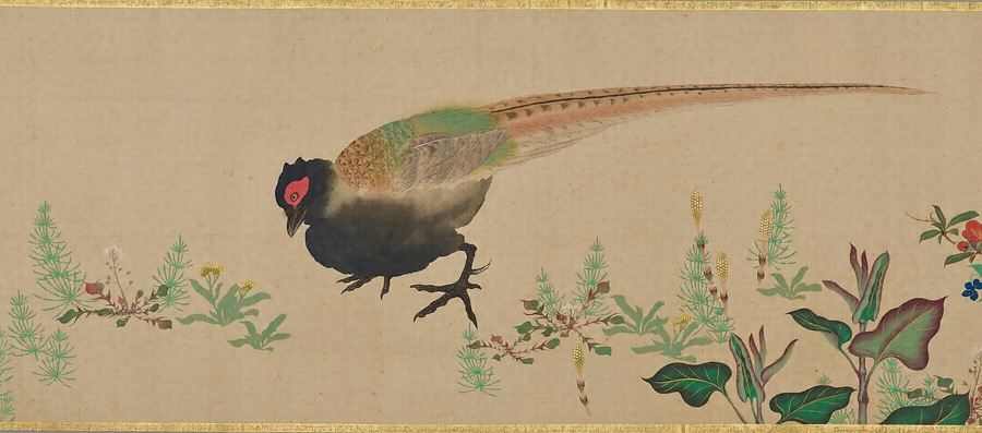 激安通販の 明治時代製 色絵金襴手花鳥図大鉢 約25㎝ 牡丹 桜 鷺 
