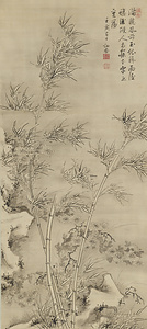 竹菊図