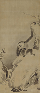 牧渓／猿猴図