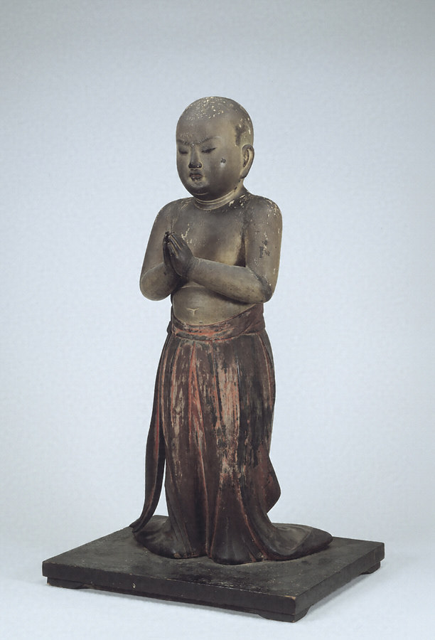 木製聖徳太子仏像 - 置物