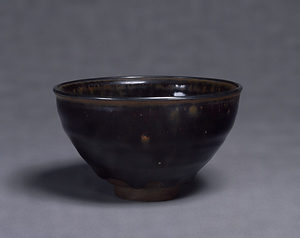 Tea Bowl, Black glaze