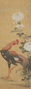 Fowl in Yuzen Dyeing