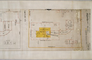 文化十四丑年上野慈徳院様御廟向御普請建絵図面《江戸上野慈徳院霊屋図》