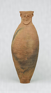 Jar with Human Face Ornament