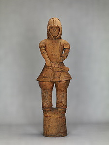 Warrior in Keiko Armor, Haniwa (Terracotta Tomb Figurine)