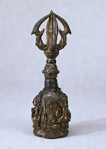 Bell with a Five-Pronged "Vajra" the the Five Great Wisdom Kings