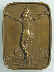 "Fumie" (Image to trample on): Christ (Crucifixion)