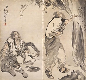 Hanshan and Shide (Buddhist eccentrics)