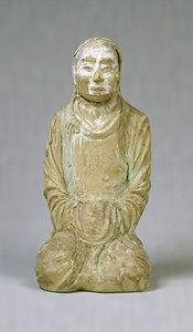 法隆寺塔本塑像（模造）　男子坐像