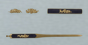 Set of Three Kinds of Sword Fittings with Animals of the Chinese Zodiac
