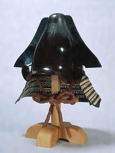 Helmet in the Shape of Mount Fuji with White Lacing