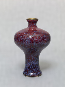 Vase with a Purple-Red Glaze