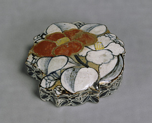 Incense Container with a Camellia