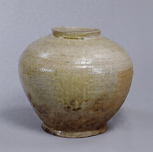 直営通販慶應◆12世紀 平安時代末期 古常滑 経塚壺 広口大壺 発掘出土品 花器、壷
