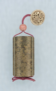 "Inro" (Medicine case), Design of cherries and plums in "maki-e" lacquer