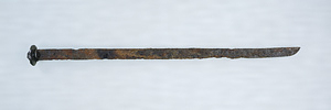 Sword With silver inlay