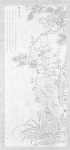 花卉図軸