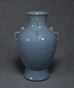 天藍釉罍形瓶