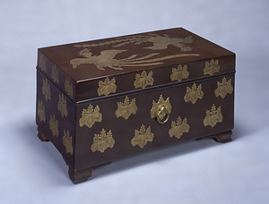 Sutra Box with Phoenixes and Paulownias