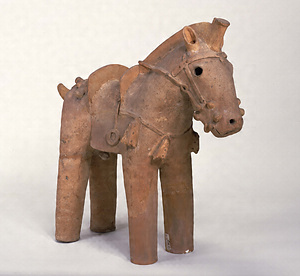 Tomb Sculpture ("Haniwa"): Horse