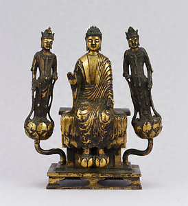 Amida (Amitabha) and Two Attendants