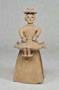 Tomb Sculpture ([Haniwa]): Seated Woman