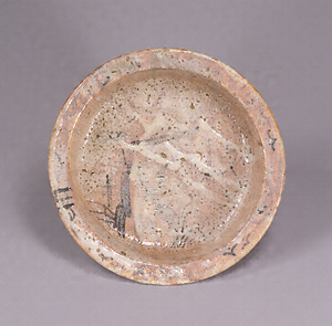 Shallow Bowl with a Landscape