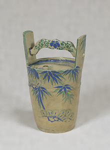 Sake Pail with Pines and Bamboo