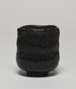 Cylindrical Tea Bowl, Named "Mitsudori (Three Birds)"