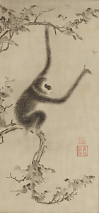 牧渓／猿猴図