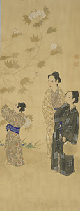 琉球風俗図・士族の娘たち