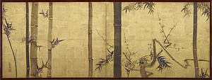 Bamboo and Plum Tree