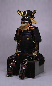Armor (&quot;Gusoku&quot;) with a Two-Piece Cuirass and Bear Fur
