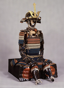 "Gusoku" Type Armor, With two-piece cuirass and variegated lacing