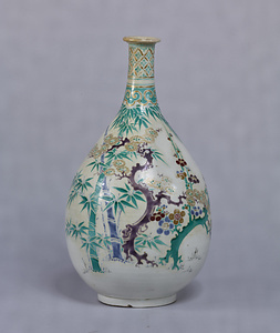Vase with a Pine, Bamboo, and Plum Tree