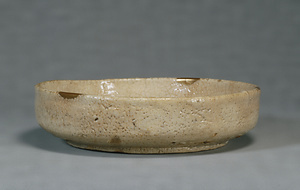 志野松図銅鑼鉢