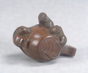 Toggle (&quot;Netsuke&quot;) in the Shape of Mice with Daikokuten's Mallet